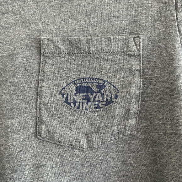 Vineyard Vines Gray Long Sleeve Hoodie Tee - Picture 2 of 5
